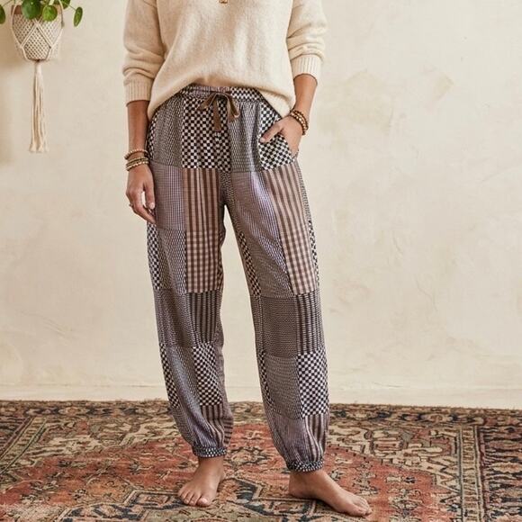 Free People Pants - Free People Intimately Night After Night Patchwork Harem Pants szS Festival Boho